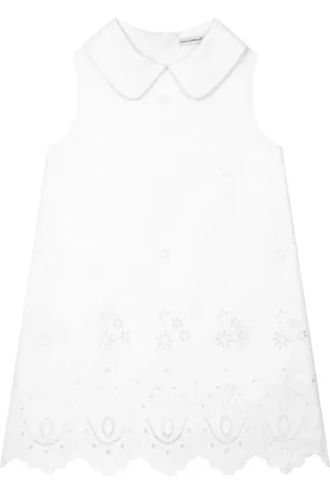 Dolce & Gabbana Vestido con bordado inglés