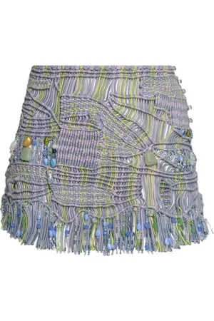 Roberta Einer Falda corta con flecos