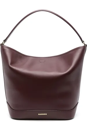 Sandro Bolsa bucket con logo estampado