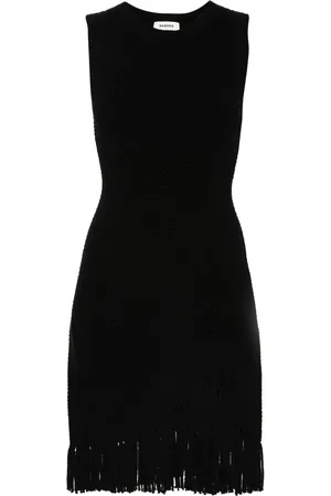 Sandro Vestido corto con flecos