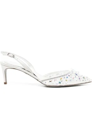 RENE CAOVILLA Zapatillas Cinderella con tacón de 60mm