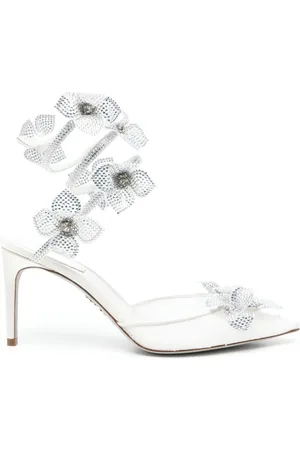 RENE CAOVILLA Zapatillas Floriane con tacón de 80mm