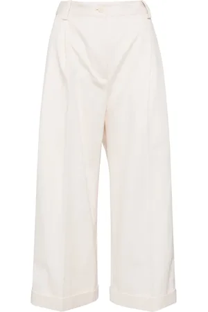 Maison Kitsuné Pantalones con dobladillo vuelto y pinzas