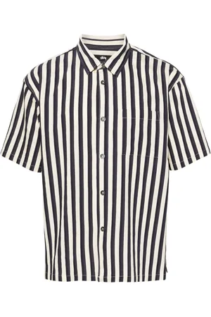 STUSSY Camisa Flat Bottom Stripe