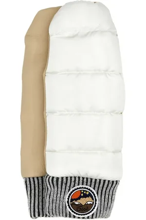 Chloé Guantes con parche del logo