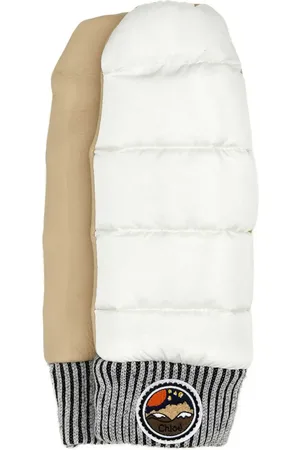 Chloé Guantes con parche del logo