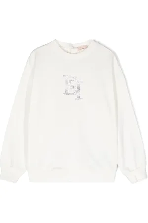 Elisabetta Franchi Sudadera con logo y detalles