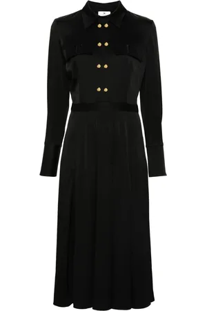 Elisabetta Franchi Vestido camisero de crepé