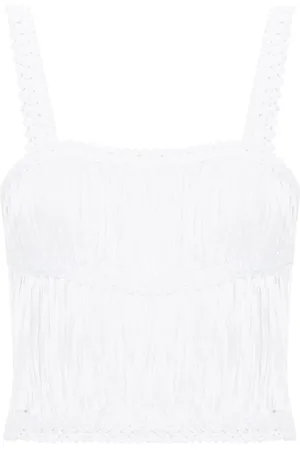 Simkhai Top con detalle plisado