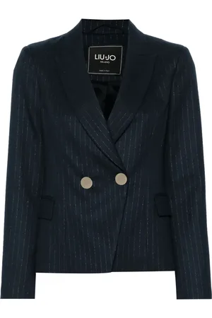 Liu Jo Blazer con estampado de rayas diplomáticas