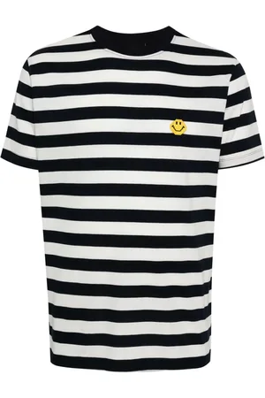 JOSHUA SANDERS Playera con bordado Smiley