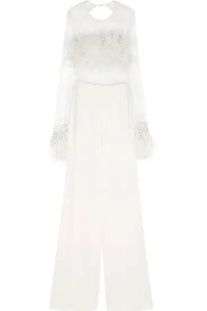 AMEN Jumpsuit con plumas