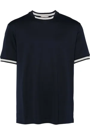 HERNO Playera con borde a rayas