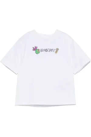 Burberry Playera con logo estampado