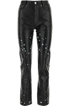 Durazzi Milano Pantalones con cortes a láser