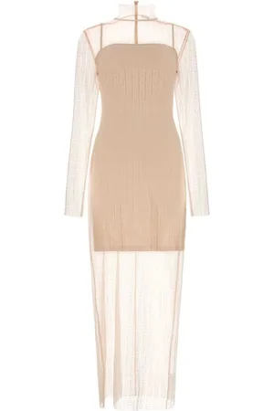 Givenchy Vestido de encaje con motivo 4G