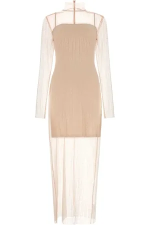 Givenchy Vestido de encaje con motivo 4G