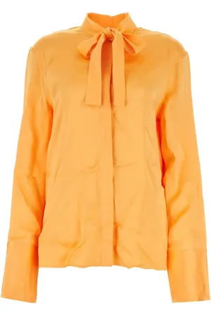Jil Sander Camisa de satén manga larga
