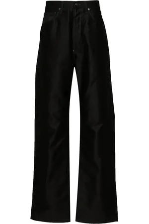 Maison Margiela Pantalones con logo de cuatro costuras