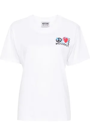 Moschino Playera con logo estampado