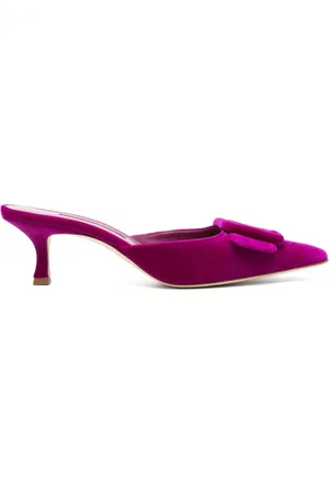 Manolo Blahnik Mules Maysale con tacón 50mm
