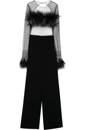 AMEN Jumpsuit con plumas