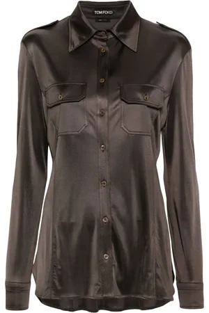 Tom Ford Camisa con efecto brillante