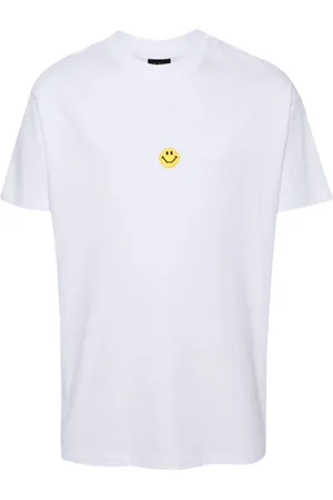 JOSHUA SANDERS Playera con bordado Smiley