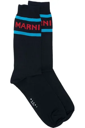 Marni Calcetines con logo en los puños