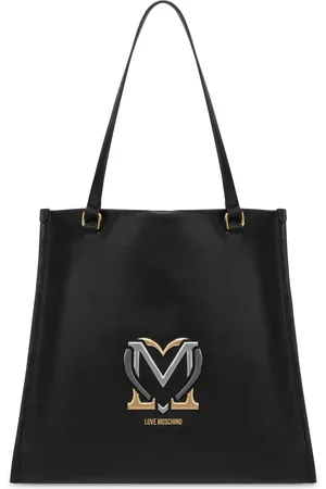 Moschino Tote con aplique del logo