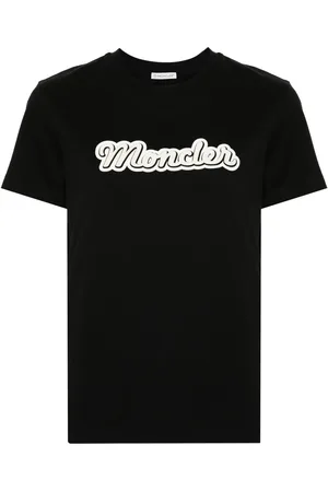 Moncler Playera con logo afelpado