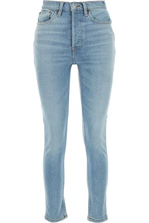 RE/DONE Skinny jeans con parche del logo