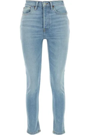 RE/DONE Skinny jeans con parche del logo