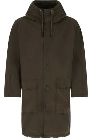 Aspesi Parka con capucha y cuello alzado