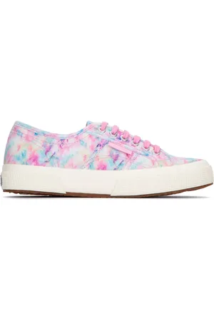 Superga Tenis con estampado tie-dye