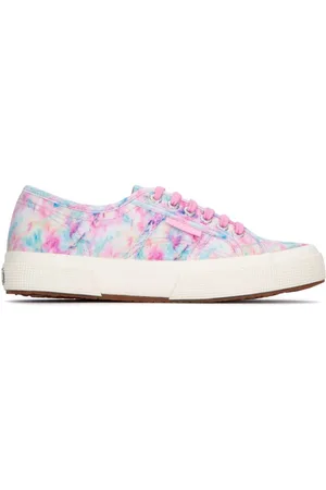 Superga Tenis con estampado tie-dye