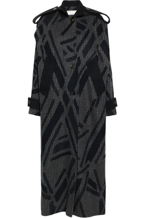 Litkovskaya Gabardina con estampado geométrico