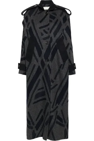 Litkovskaya Gabardina con estampado geométrico