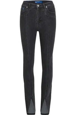 Karl Lagerfeld Skinny jeans con abertura en el dobladillo