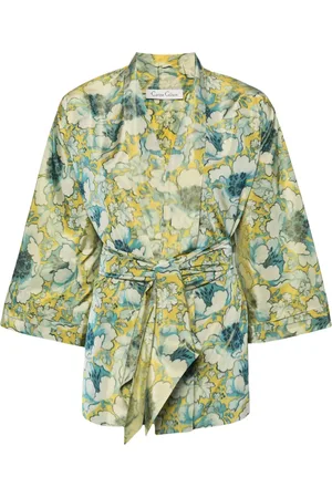 CARINE GILSON Bata corta con estampado floral
