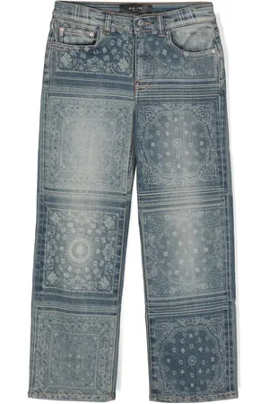 AMIRI Jeans con estampado de bandana