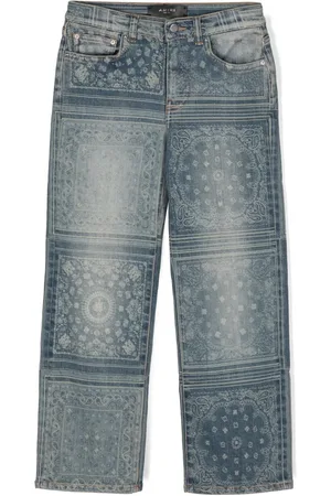 AMIRI Jeans con estampado de bandana