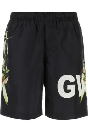 Givenchy Shorts de playa con logo estampado