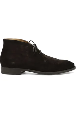 Officine creative Botines de gamuza con agujetas