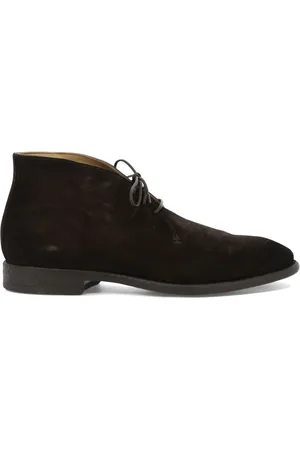 Officine creative Botines de gamuza con agujetas