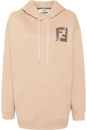 Fendi Hoodie con lentejuelas y logo FF