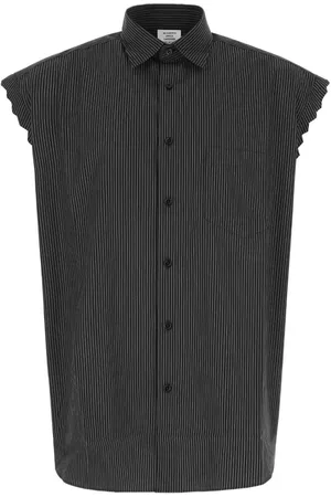 Vetements Camisa de popelina tejida de canalé