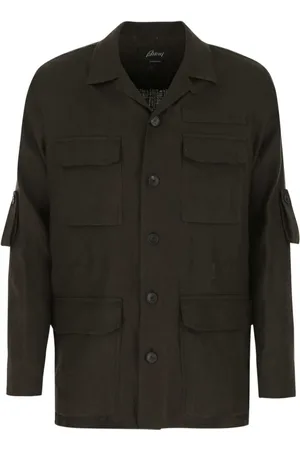 BRIONI Camisa con solapas de muesca y bolsillos