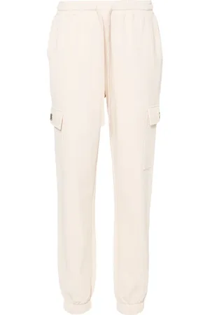 Twin-Set Pantalones cargo con cordones en la pretina