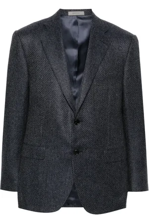 corneliani Blazer con motivo en jacquard
